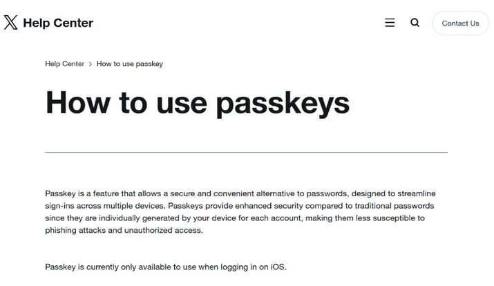 后湖管理区苹果维修店铺分享iOS用户如何通过通行密钥(Passkey)登录 